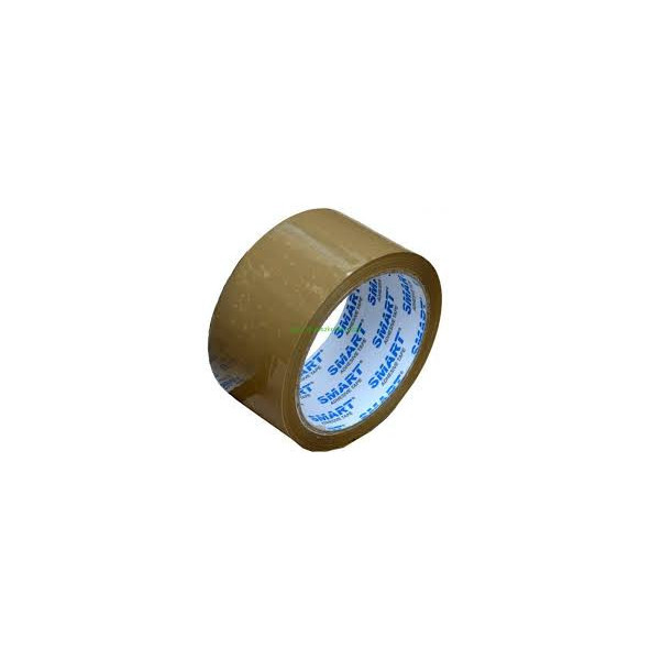 Taśma pakowa 48mm x 60yd solvent, brąz, SMART