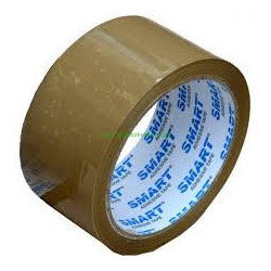 Taśma pakowa 48mm x 60yd solvent, brąz, SMART