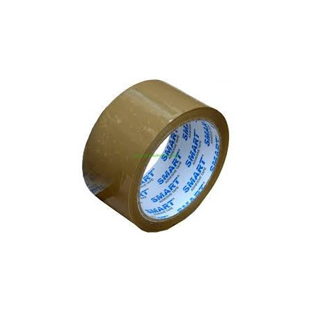 Taśma pakowa 48mm x 60yd solvent, brąz, SMART