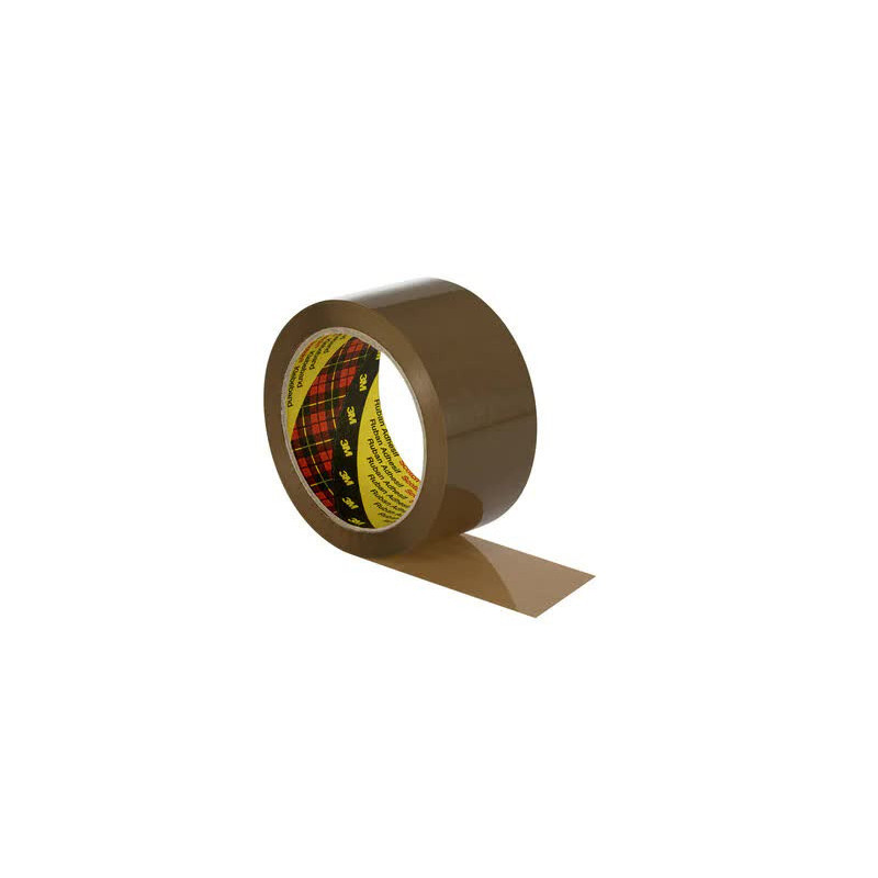 Taśma pakowa 3M 371 Scotch 48mm x 66m, brąz